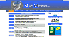 Desktop Screenshot of mathmaverick.com
